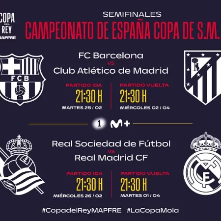 Unas semifinales de Copa con muchos gallos